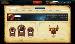 Conta League of Legends - Ouro 5 Season 6 ( 136 skins) LOL