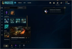 Conta unranked ( LEVEL 28 com 30 champs e 10 skins - League of Legends LOL