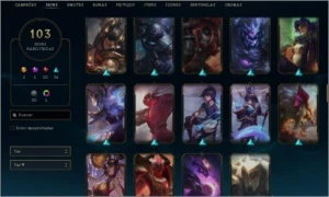 Conta LV 194 Prata II, 116 champs, 103 skins(10 lend, 2 ult) - League of Legends LOL