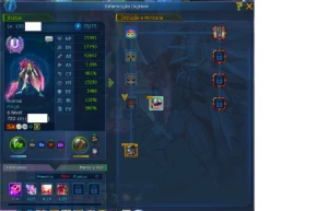 Conta LADMO Omegamon Tamer Tai com BloomLordmon Perfeito! - Digimon Masters Online