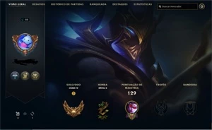 Conta LOL Pra Smurf ADC/JUNGLER - League of Legends