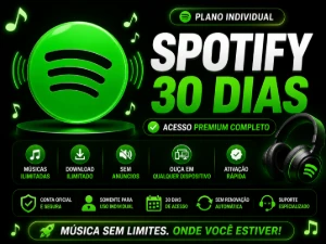 🟢 Spotify Premium 30 Dias De Uso - Individual - Estamos On - Assinaturas e Premium