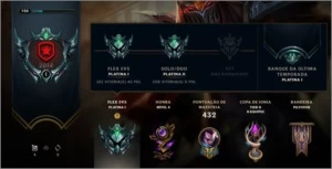 Conta de LOL lvl 156, 144 champ, 112 skins (4 ultimate) - League of Legends