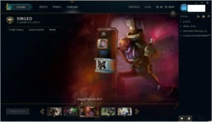 Conta League of Legends -riven campeonato singed riot squad LOL