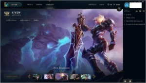 Conta League of Legends -riven campeonato singed riot squad LOL