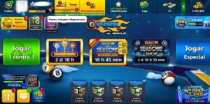 Conta 8 Ball Pool com 1M de fichas + Anéis Las Vegas e Toron