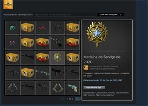 CONTA CSGO 3 MEDALHAS 16 STEAM - Counter Strike