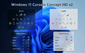 Pack de Cursores Modernos para Windows 7/10/11
