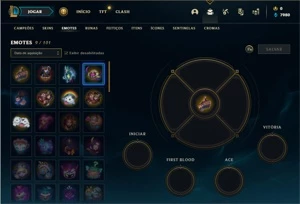 Conta ouro 4 com 26 Champs e 2 Skins + 1 Fragmento - League of Legends LOL
