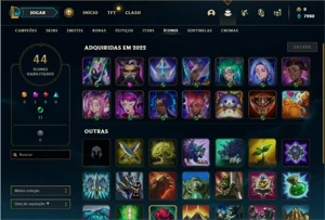 Conta ouro 4 com 26 Champs e 2 Skins + 1 Fragmento - League of Legends LOL