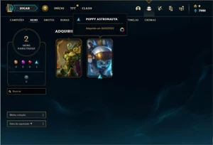 Conta ouro 4 com 26 Champs e 2 Skins + 1 Fragmento - League of Legends LOL