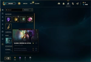 Conta ouro 4 com 26 Champs e 2 Skins + 1 Fragmento - League of Legends LOL