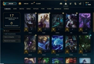 Conta ouro 4 com 26 Champs e 2 Skins + 1 Fragmento - League of Legends LOL