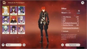 ✨ GENSHIN IMPACT - DILUC 5⭐ AR5-10 ✨ #00002