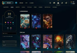 Conta Lol Lvl 60, 32 Skins