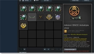 conta csgo com 4 medalhas + inventario com 180 reais - Counter Strike
