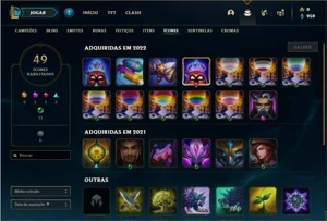 Conta Platina 1 com 25 Champs e 2 Skins ( 79 PDL ) - League of Legends LOL