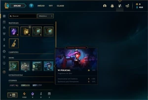 Conta Platina 1 com 25 Champs e 2 Skins ( 79 PDL ) - League of Legends LOL