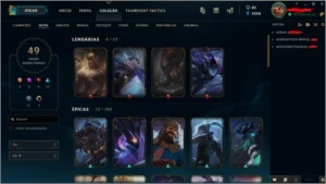 Conta League of Legends LOL