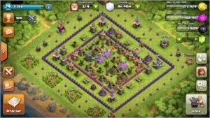 Conta Clash Of Clãns   com 4 construtor - Clash of Clans