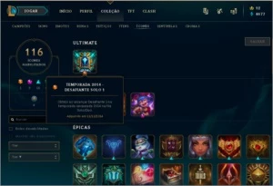 Conta LoL ex Challenger - League of Legends