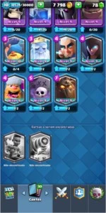 Conta com quasse todas lendárias - Clash Royale