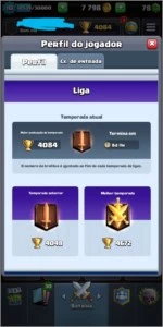 Conta com quasse todas lendárias - Clash Royale