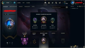 Conta mestre - League of Legends LOL