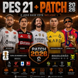 🔥 BMPES  – PES 2021 PC | Patch 2026 Completo + Jogo - eFootball PES