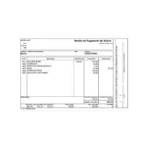 Modelo Holerite Contra-cheque Recibo Editável No Excel - Outros