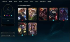 Conta NV 39 GOLD1 com MMR de Platina - League of Legends LOL