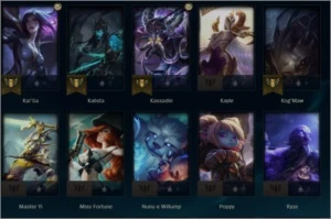 Conta D1 MMR MESTRE / GM - League of Legends LOL