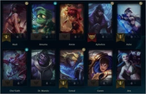 Conta D1 MMR MESTRE / GM - League of Legends LOL