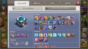 Vila Clash of clans cv 13 6 construtores