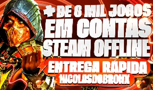 Conta Steam Offline Com Mais De 6 Mil E 500 Jogos!!!