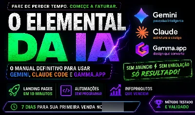 🔥 Manual Caixa Rápido - Ia Elemental: Gemini + Claude Code