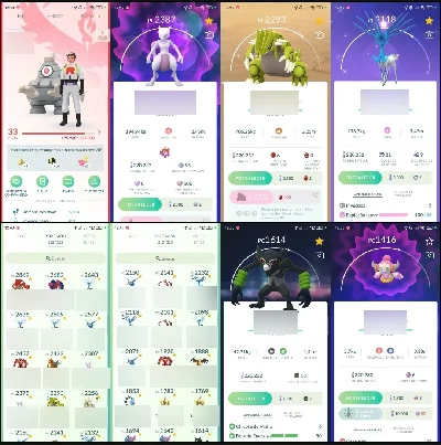 Pokémon GO | lvl 33 | 24 Lendários | 2 Míticos | Y004