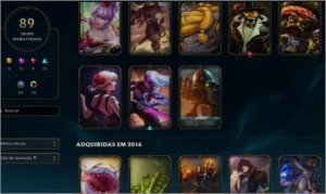 Conta LOL PLATINA 2 - 84 CHAMPS - 39 SKINS - MMR ALTO - League of Legends