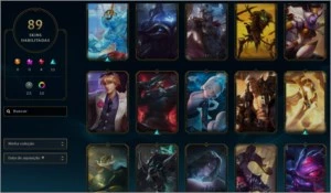 Conta LOL PLATINA 2 - 84 CHAMPS - 39 SKINS - MMR ALTO - League of Legends