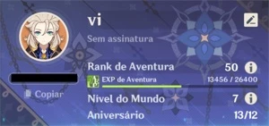 AR 50 Ayato, Albedo, Espinha Celestial, Mona e Diluc - Genshin Impact