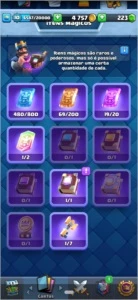 Conta Clash Royale com quase todas as Cartas