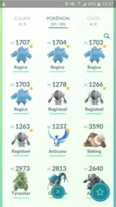 Conta de Pokémon GO