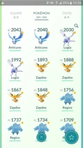 Conta de Pokémon GO