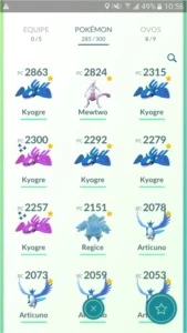Conta de Pokémon GO