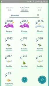 Conta de Pokémon GO