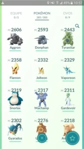 Conta de Pokémon GO