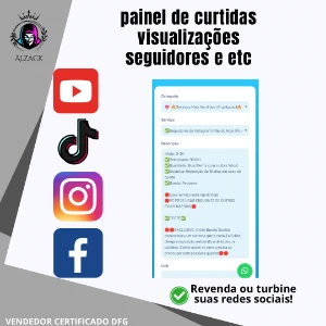 Painel de seguidores e Curtidas - Lucre muito vendendo! - Redes Sociais