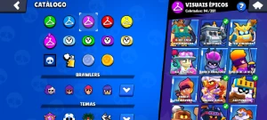 Fama Global / 10 Prestigios / 38 Buffies / 59 Hipercargas - Brawl Stars