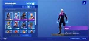conta rara fortnite-galaxy,ikonik,minty e glow