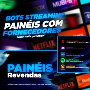 PAINÉIS de serviços streaming - ENTREGA AUTOMÁTICA  - Assinaturas e Premium
